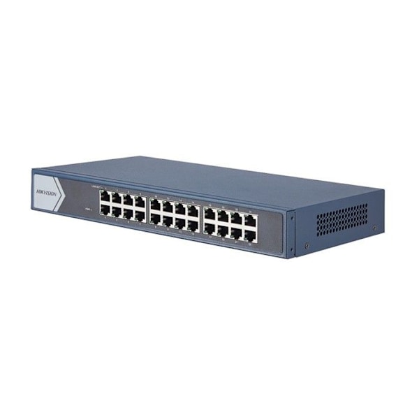 24 Port Unmanaged Gigabit Switch - Hikvision Grå