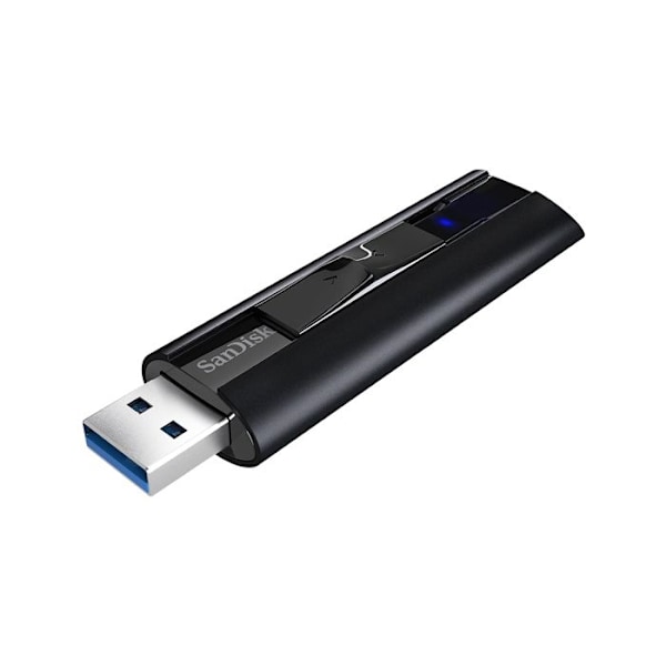 USB SSD nøgle - SanDisk - Extreme PRO - 1 TB - USB 3.2 - Læsehastighed 420 MB/s Sort