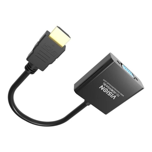 vision professionell videoadapter - hdmi / vga - 23 cm TC-HDMIVGA/BL