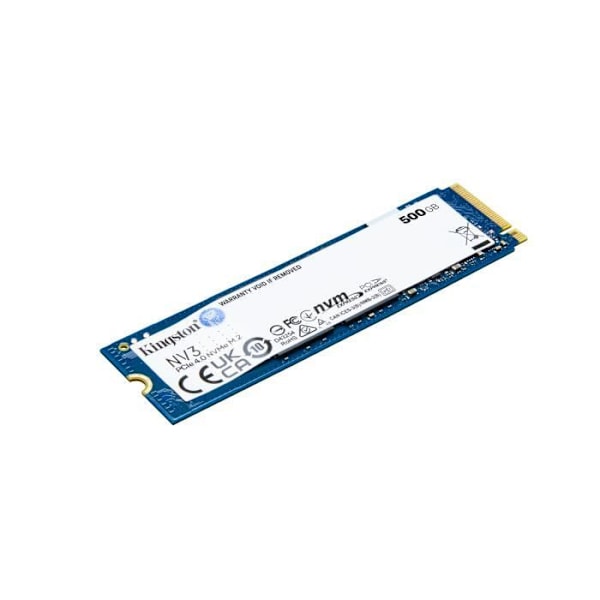 KINGSTON 500GB NVMe SSD - M.2-format - PCI Express 4.0 x4-gränssnitt - Intern överföringshastighet 550 MB/s