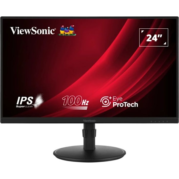 Viewsonic 23.8' LED musta