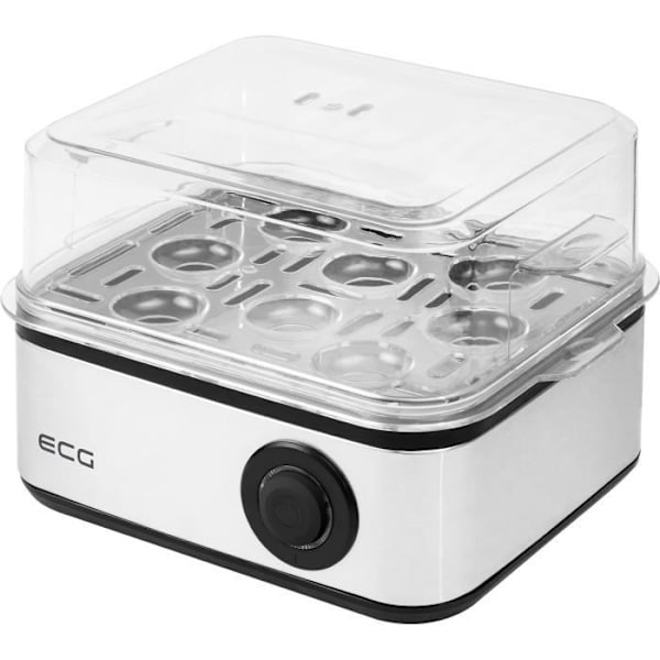ECG UV 5080 Æggekoger, rustfrit stål, sølv