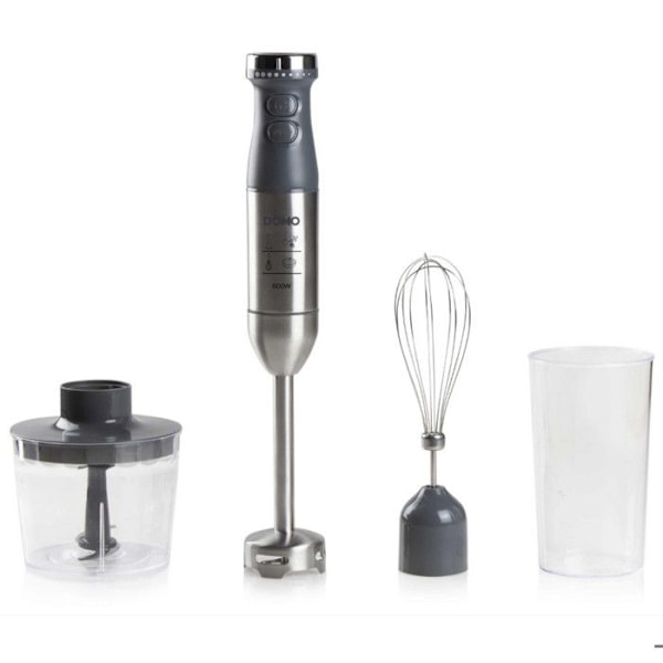 Domo Multifunktionel stavblender 600w rustfrit stål - do9226m