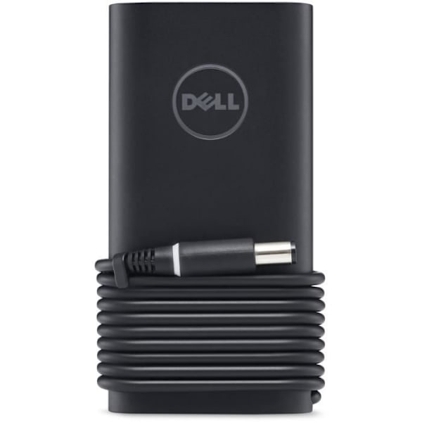 Ohut DELL-verkkolaite - 90 W - kannettavalle tietokoneelle musta