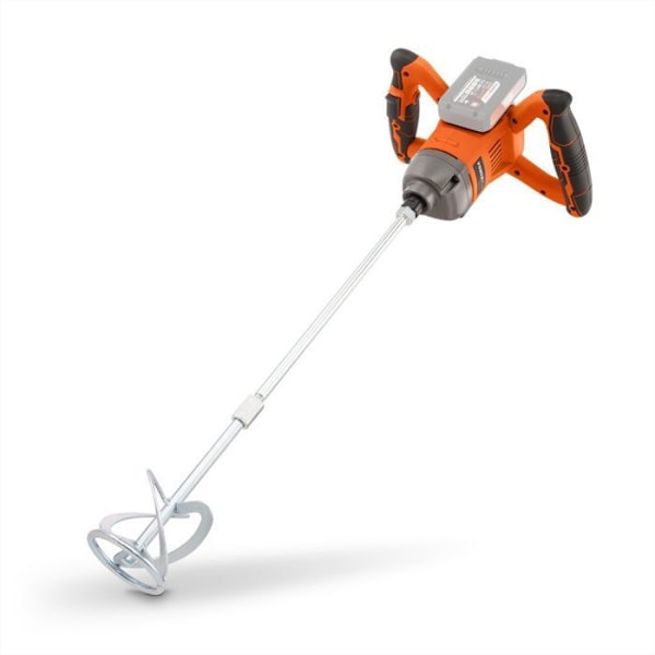 Betoni- ja maalaussekoitin - POWERPLUS - POWDP7080 - Langaton - Oranssi - Musta Orange - Sort