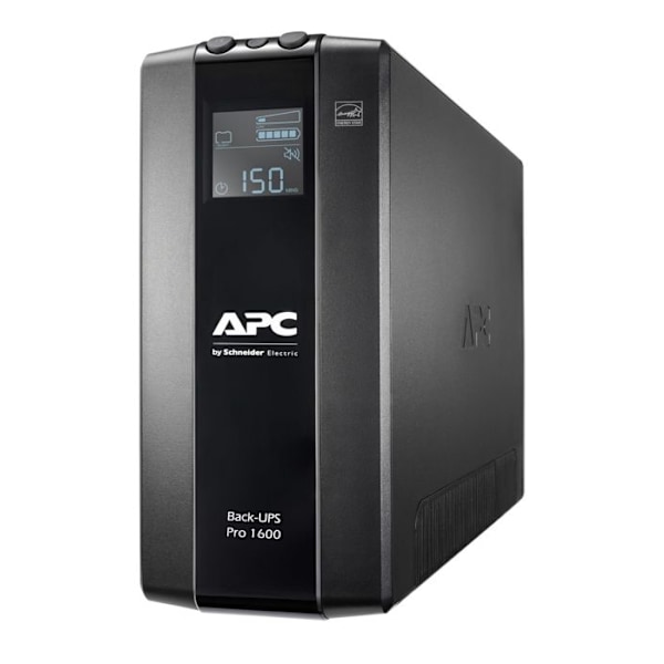 UPS - APC - Back-UPS Pro BR1600MI - 1600VA - 960W - 8 AC-liitäntää