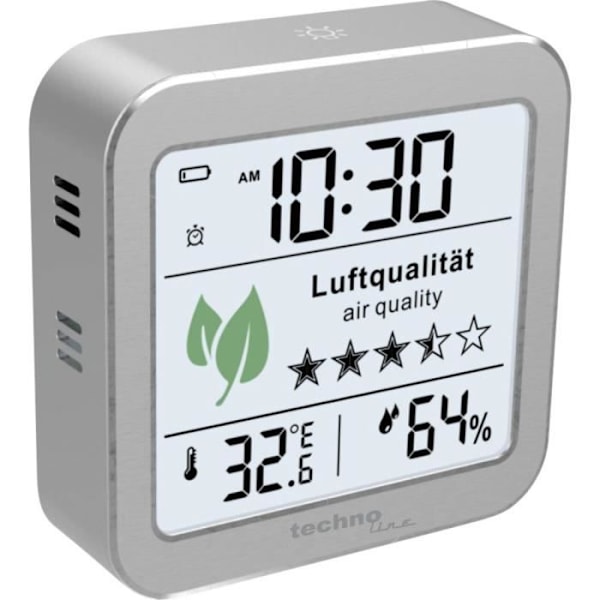 Techno Line WL1020 luftkvalitetsovervågningsenhed CO2-måling - CO2-display