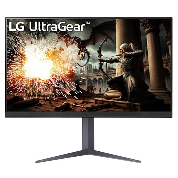 LG Produktmodel: 31.5' Sort