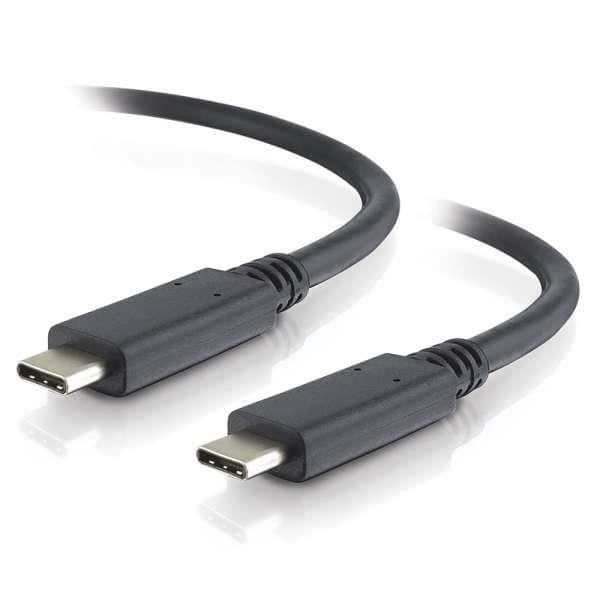 USB-C 3.1-kabel - C2G - 1m - Höghastighetsdataöverföring - 4K-videor - Ljud med högt bitdjup