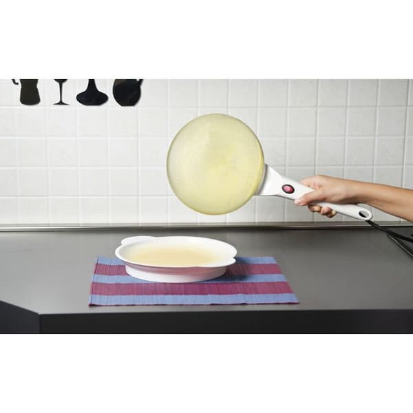 Elektrisk crepe maker G3FERRARI G10306 - Vit - 800W - Non-stick beläggning - 360° bas Vit