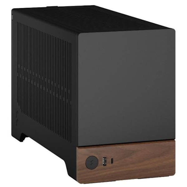 PC-kotelo - FRACTAL DESIGN - FD-C-TER1N-01 - mini-ITX - SFF 10.4L - GPU jopa 322mm - Terra Graphite Grafiitti