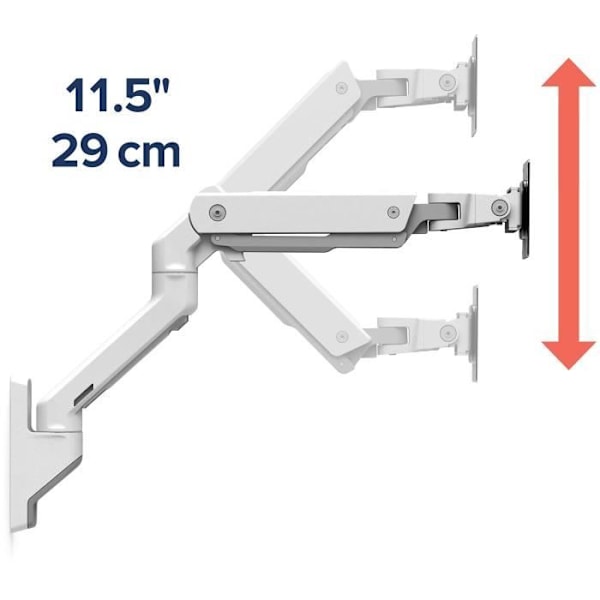 ERGOTRON Skærmstøttearm - Til skærm, TV - Hvid - 106,7 cm - 19,05 kg Max - 100 x 100 VESA Standard