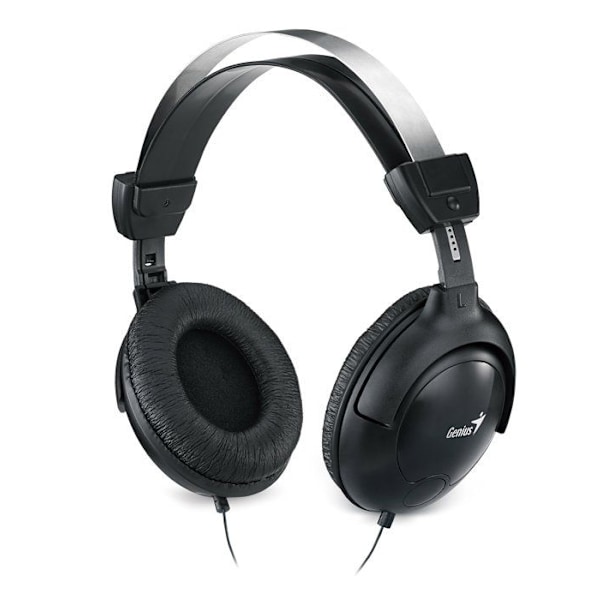 HS-505X Wide-Ear Headset mikrofon Svart