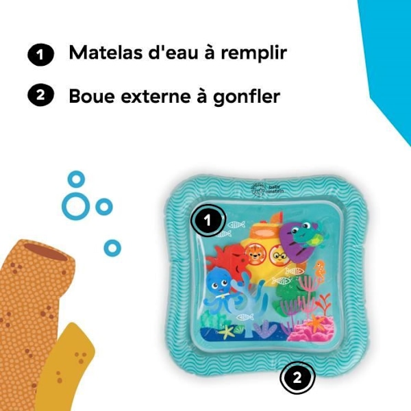 BABY EINSTEIN Vedenalainen matto Aistintuntemusten löytö – 0–36 kuukautta Flerfarvet
