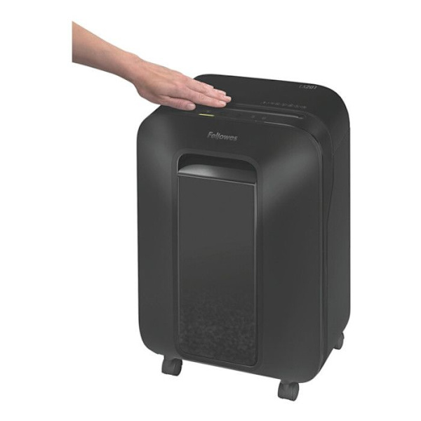 Dokumentmakulator - FELLOWES - POWERSHRED LX201 - Micro cut - 22L kurv - 4 hjul sort