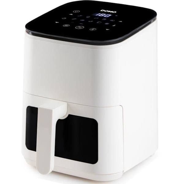Kuumailmakeitin - DOMO - DO541FR - 3,5L - Digitaalinen näyttö - Supreme Deli-Fryer Valkoinen