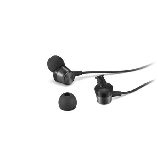 In-ear hörlurar - LENOVO - USB-C - Vit - Trådad - Spela/pause-knappar