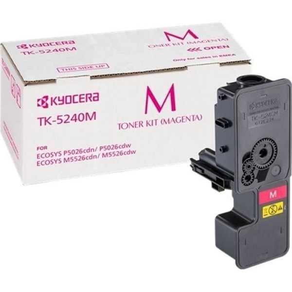 KYOCERA TK 5240M alkuperäinen magenta väriainekasetti malleihin ECOSYS M5526cdn, M5526cdw, P5026cdn, P5026cdw