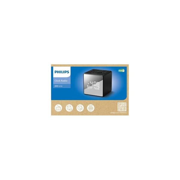 Philips TAR4600 FM DAB och DAB+ Grå väckarklocka Grå