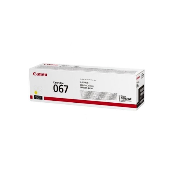 Toner - Canon - 067 - Gul - 1250 sidor - Förpackning om 1
