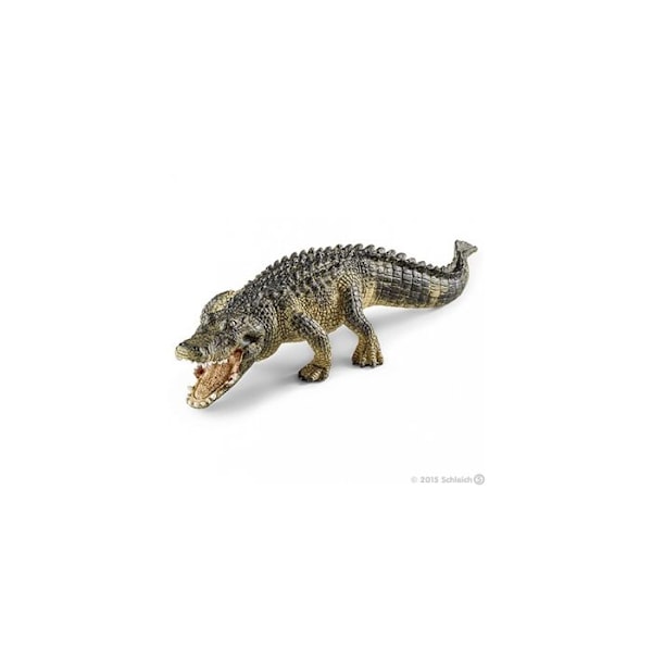 Alligaattorihahmo - Schleich - 14727 - Villieläin - Minihahmot - Sekalaiset - 3 vuotta ja vanhemmat Grøn