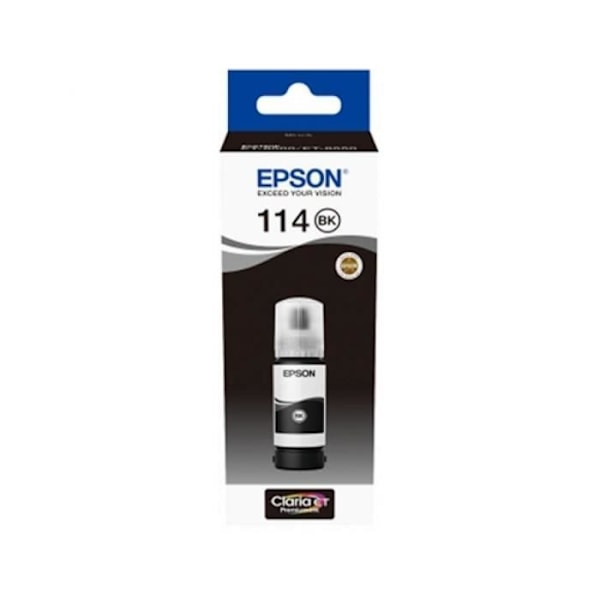 Epson Botella Tinta Ecotank 114 Negro 70ml