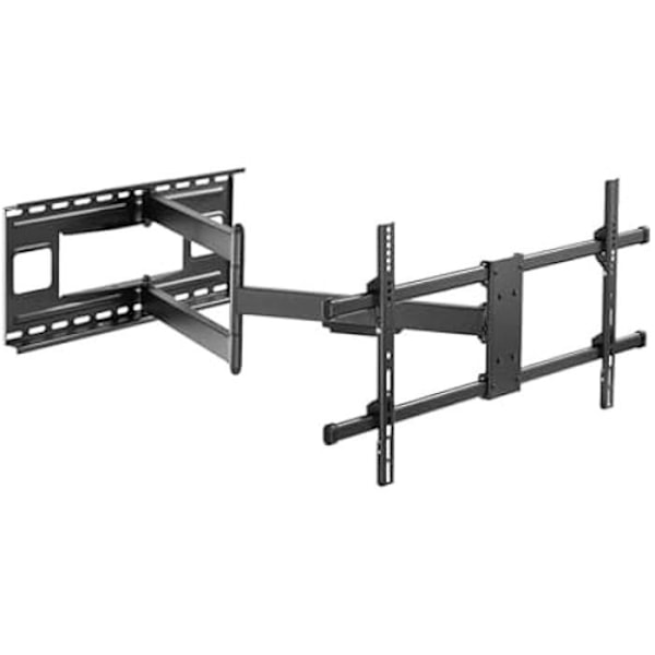 Justerbar tv-stativ - FONESTAR - 43-80 tommer - Sort - Kvalitetsmaterialer - Moderne design Sort