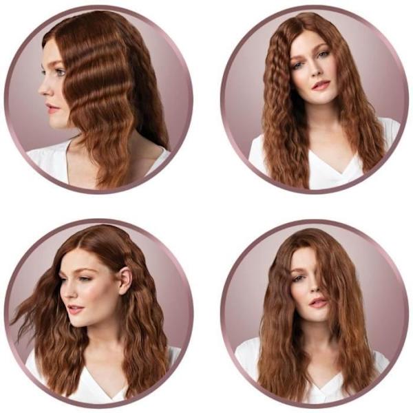 Remington CI91AW Krøllejern, 4i1 Proluxe Curler, 4 Wave Styles, Ceramic Grip Tech Coating, OptiHeat Technology