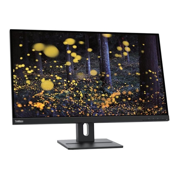 Lenovo ThinkVision E27q-20 68,6 cm (27") 2560 x 1440 Pixels Quad HD LED Sort Sort