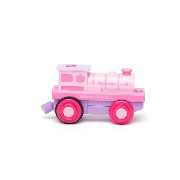 Bigjigs Powerful Pink Loco (akkukäyttöinen moottori) (6)