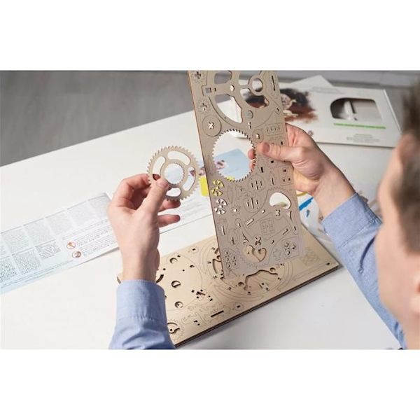 Ugears Globus 3D-palapeli - Ugears - Matkailu ja kartat - 250-400 kpl - Valkoinen