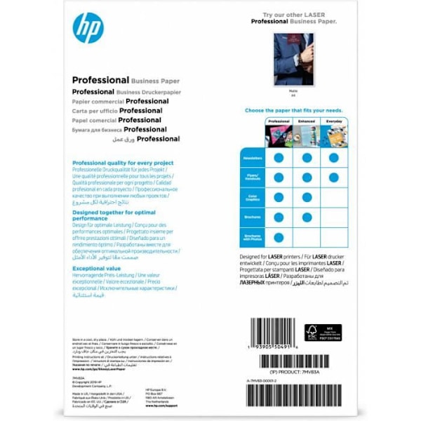 hp - hps supp medieprodukter (au hp prof gls lj a4 200g 150sh fsc papir