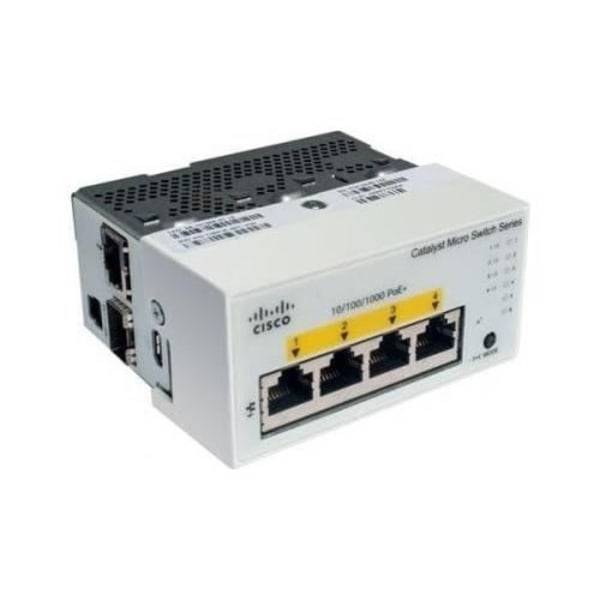 CISCO Catalyst Micro Switches CMICR-4PS switch - 4 x 10/100/1000 (4 PoE+) + 2 x SFP - vægmontering