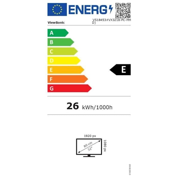 Kaareva Pelinäyttö - VIEWSONIC - 32" FHD - VA-paneeli - 1 ms - 180Hz - DisplayPort - AMD FreeSync - VX3218-PC-MHD
