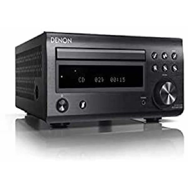 Microjärjestelmä Denon D-M41DAB - CD/MP3-soitin, digitaalinen radio DAB/DAB+/AM/FM, Bluetooth - 60W - Musta