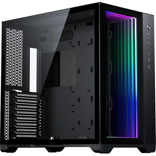 E-ATX Mid Tower PC Case - Magnium Gear - Qube 2 - Glaspaneler - RGB - 360 mm køling