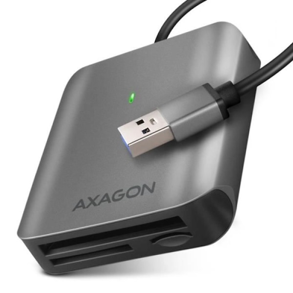 AXAGON CRE-S3 ulkoinen kortti USB-A 3.2 Gen 1, 3-paikkainen, SD/microSD/CF, UHS-II - 8595247906625