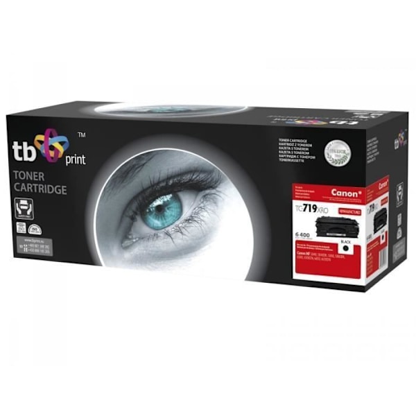 TB Print TC-719XRO lasertoner - Sort - 6400 sider - Canon ImageCLASS MF5980dw