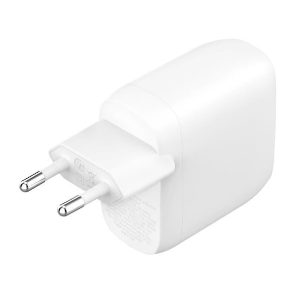 Belkin mobiltelefonladdare 2 USB-C-portar nätladdare - 2 x 30w