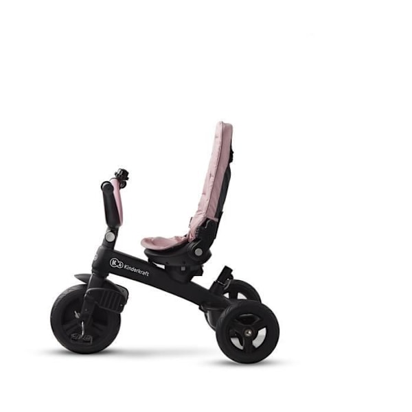 Tricycle KINDERKRAFT EASYTWIST Rose - 3 hjul - Letvægts - Evolutiv - Holdbar Lyserød