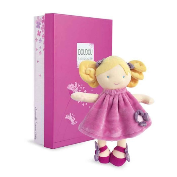 Poupée - DOUDOU ET COMPAGNIE - Demoiselle Doudou Pretty - Rosa - 28 cm Unik farve