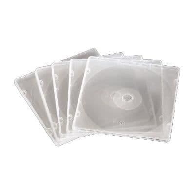 CD-slimfodral - HAMA - Transparent - 20-pack - Kapacitet 1 CD