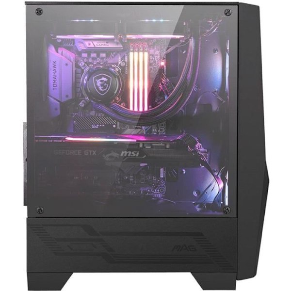 MSI MAG FORGE 100R PC CASE - Svart - Härdat glas - ATX-format (306-7G03R21-809)