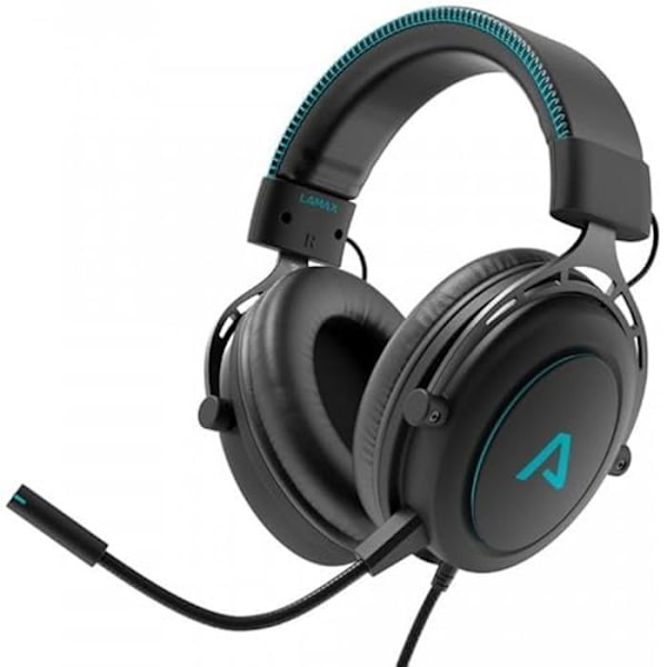 Gaming headset - LAMAX - Heroes General1 - Højtydende lyd - Minimal latency - Støjisolation sort