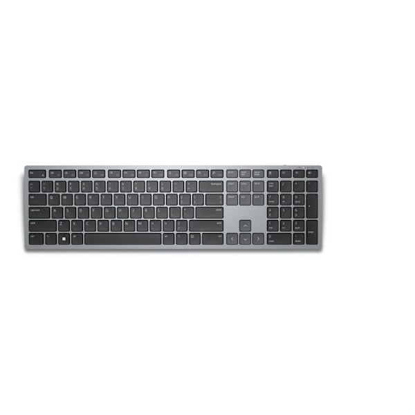 DELL KB700 Bluetooth-tastatur til flere enheder - US International - Grå - Batterilevetid 36 måneder Grå