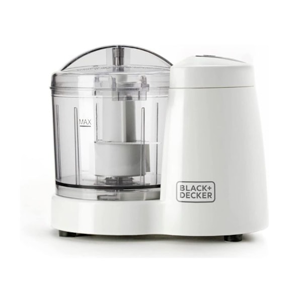 BLACK +DECKER - HAKKEKNOF 120W - 350ML - BXCH120E Transparent, Hvid