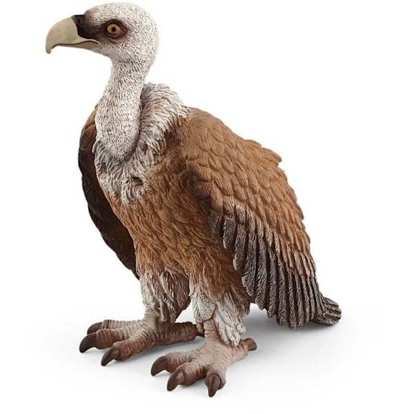 SCHLEICH Wild Life Vulture figur - rødbrun fjerdragt og sortgrå vinger - til børn fra 3 år og opefter Beige