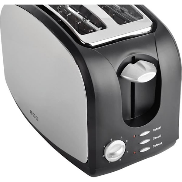EKG ST 968, 2 dele, sort, rustfrit stål, 900 W, 260 mm, 165 mm, 185 mm