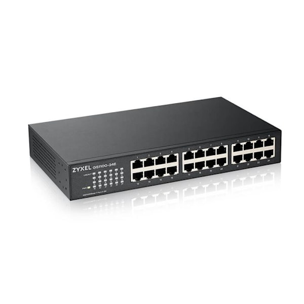Switch - Zyxel - GS1100-24E - 24 porte Gigabit Ethernet - Ikke administreret - Stille