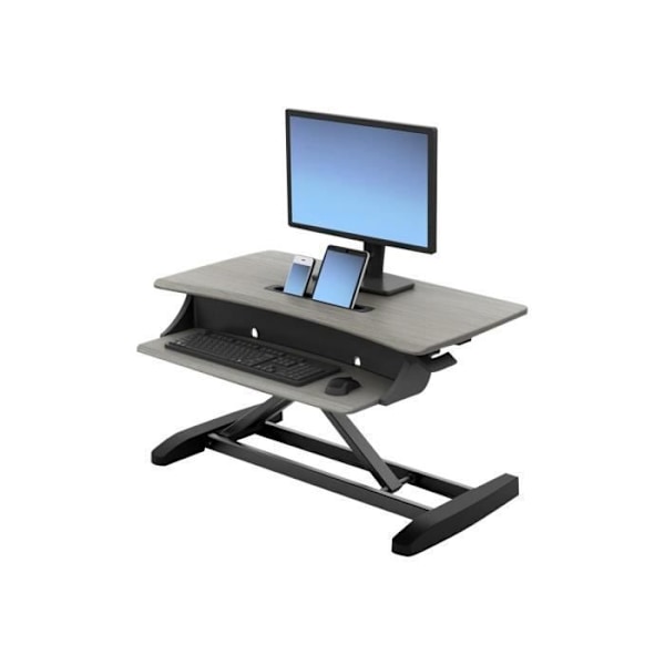ERGOTRON WorkFit-Z Mini seisova pöytäsovitin - helmenharmaa Helmen harmaa